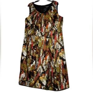 Dana Kay Sleeveless Colorful Slip Dress